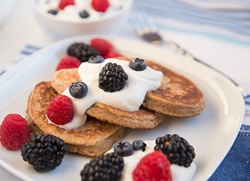 Overnight Oatmeal Yogurt Pancakes Recipe